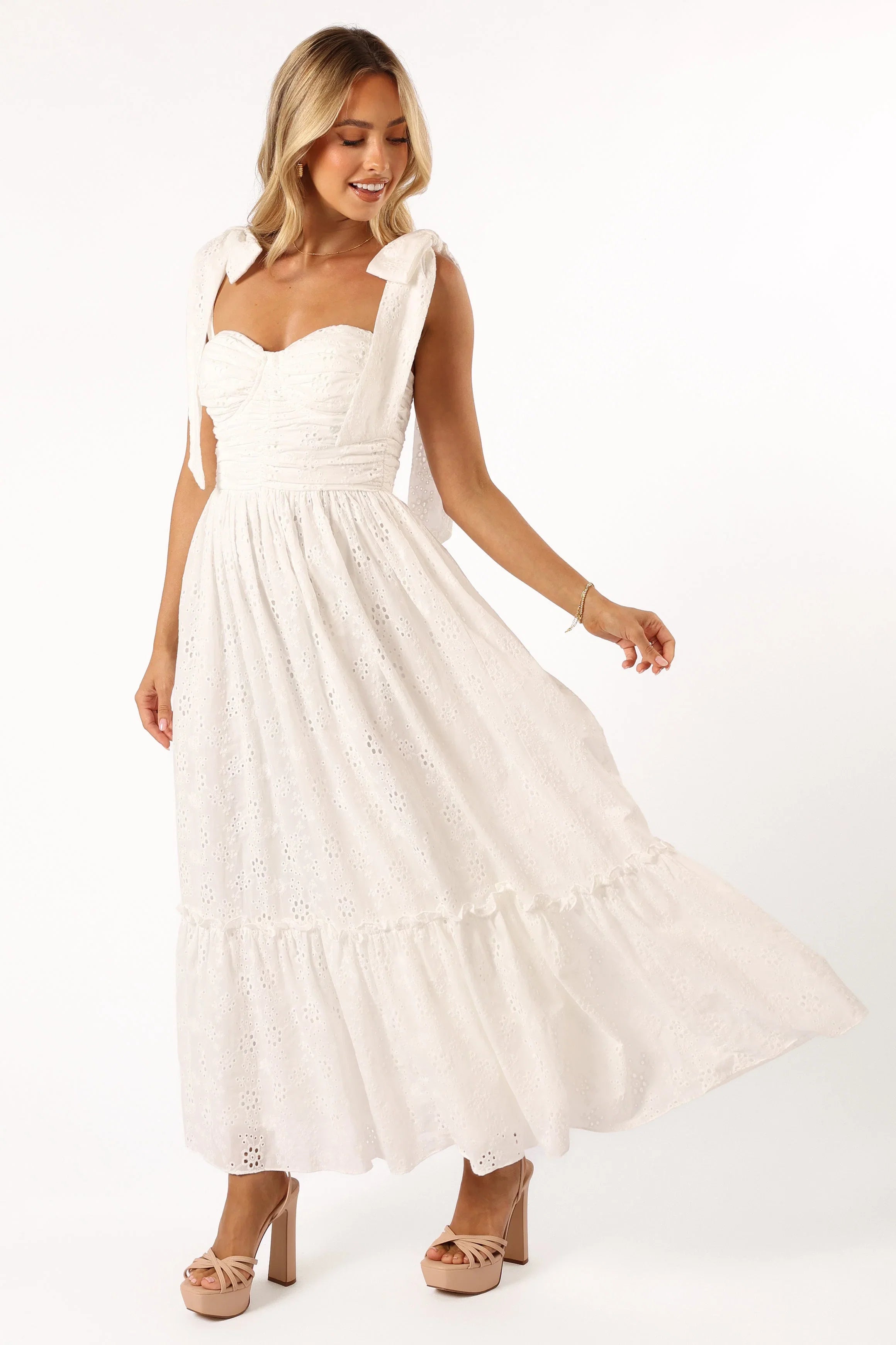 Fiora Maxi Dress White
