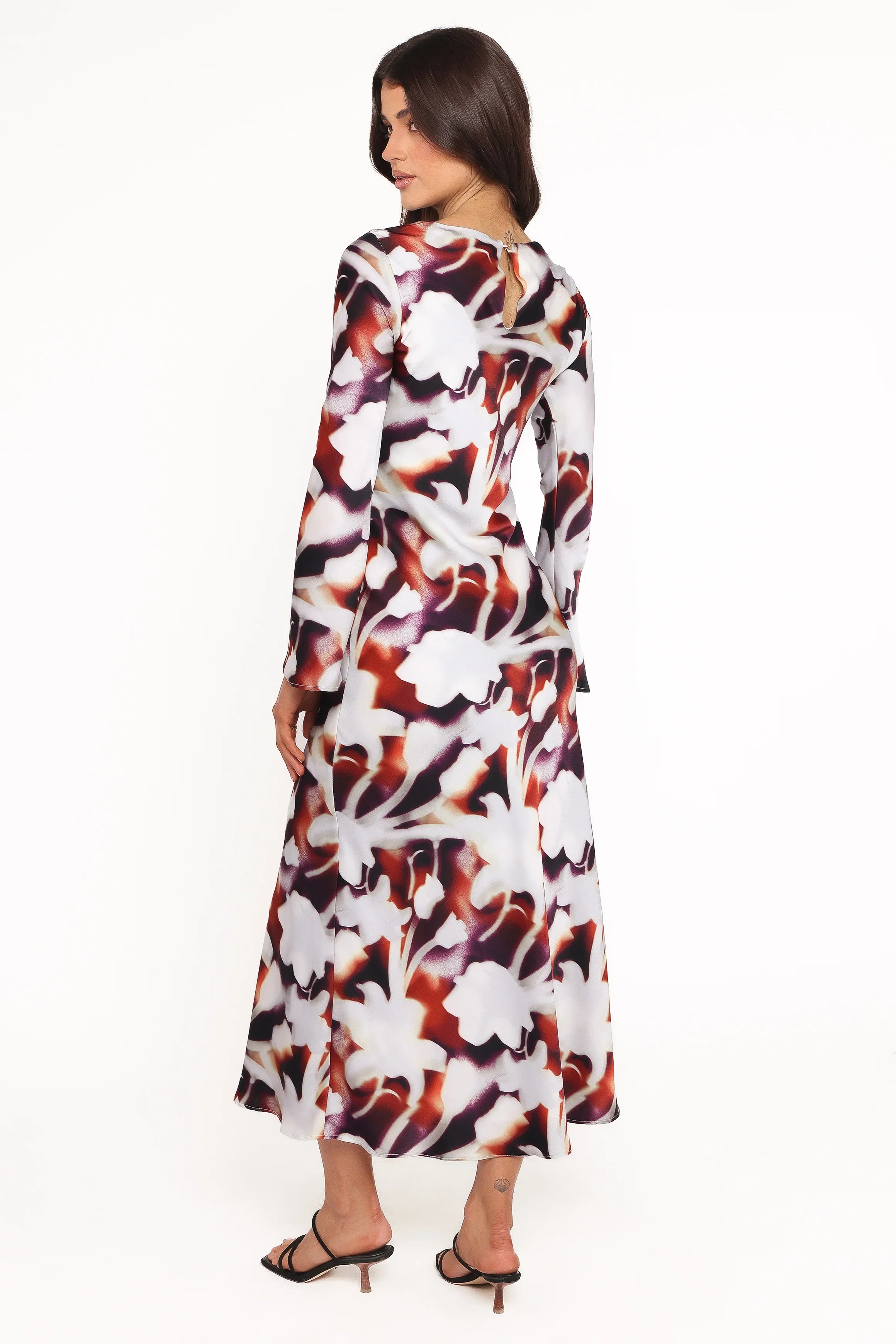 Deidre Maxi Dress Blurred Floral