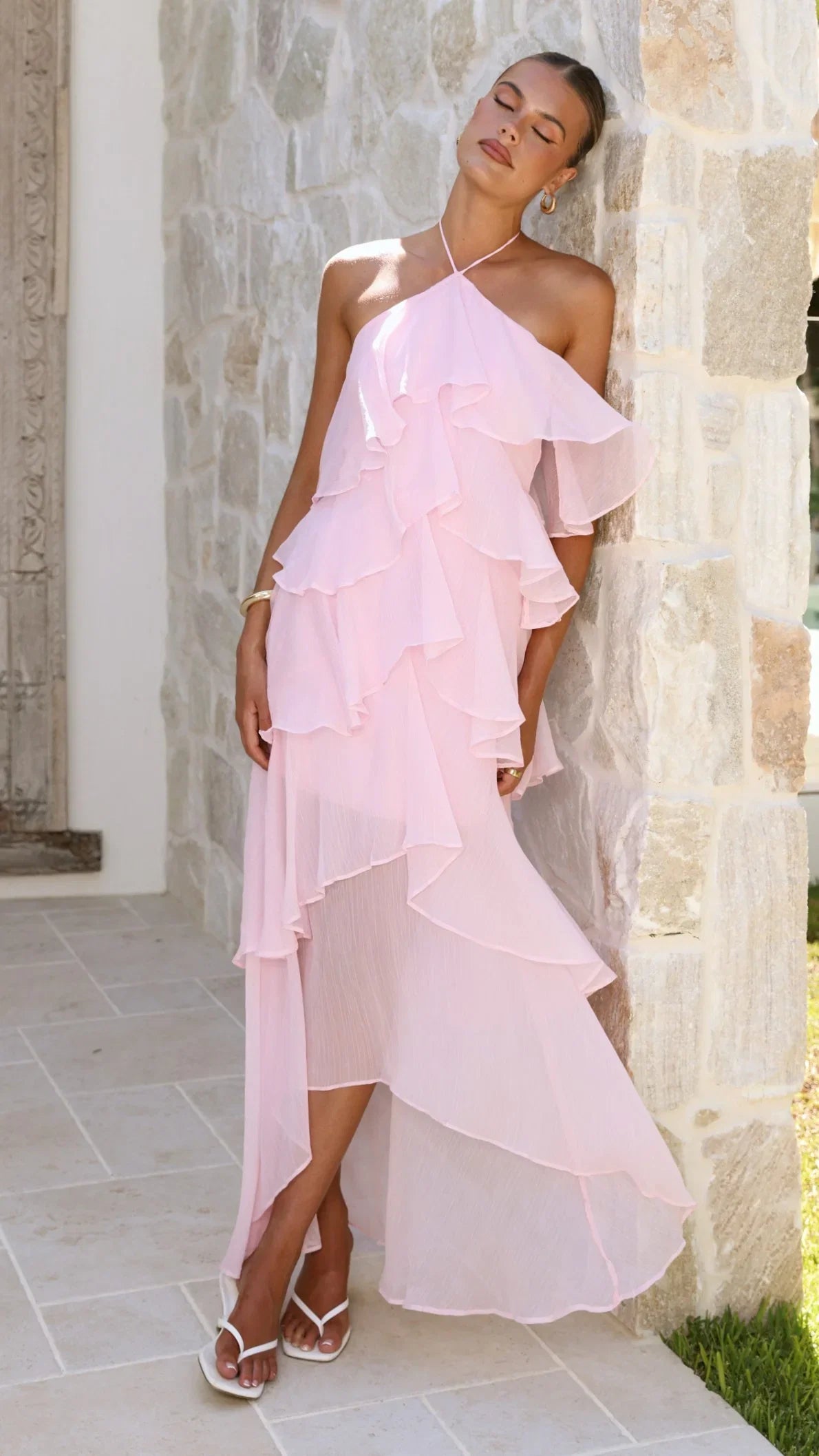 Soho Maxi Dress Pink