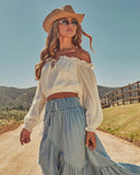 Prairie Rebel Off The Shoulder Top