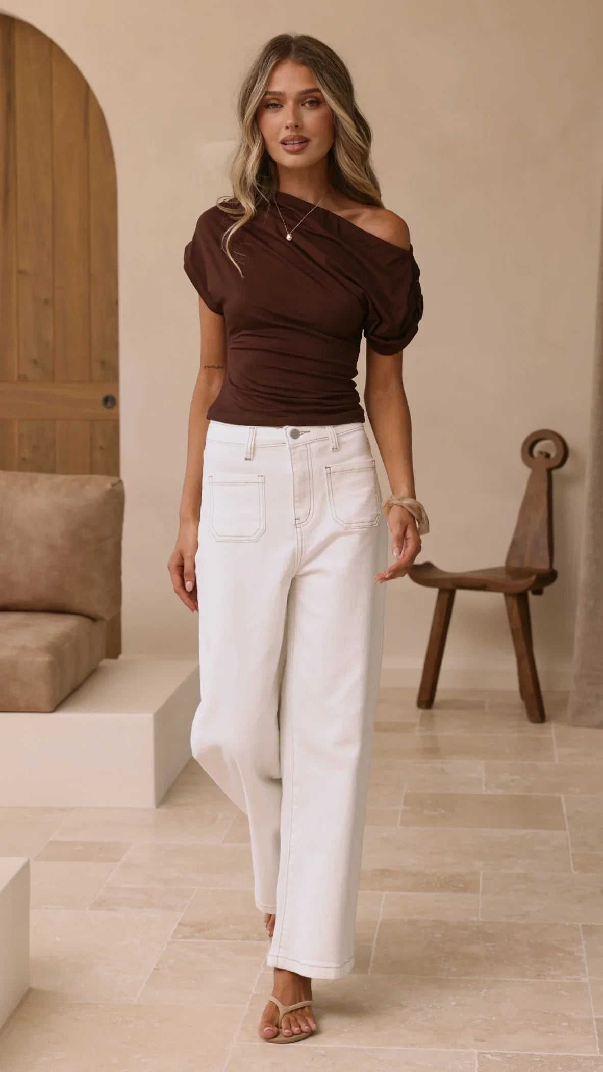 Millie Top Chocolate