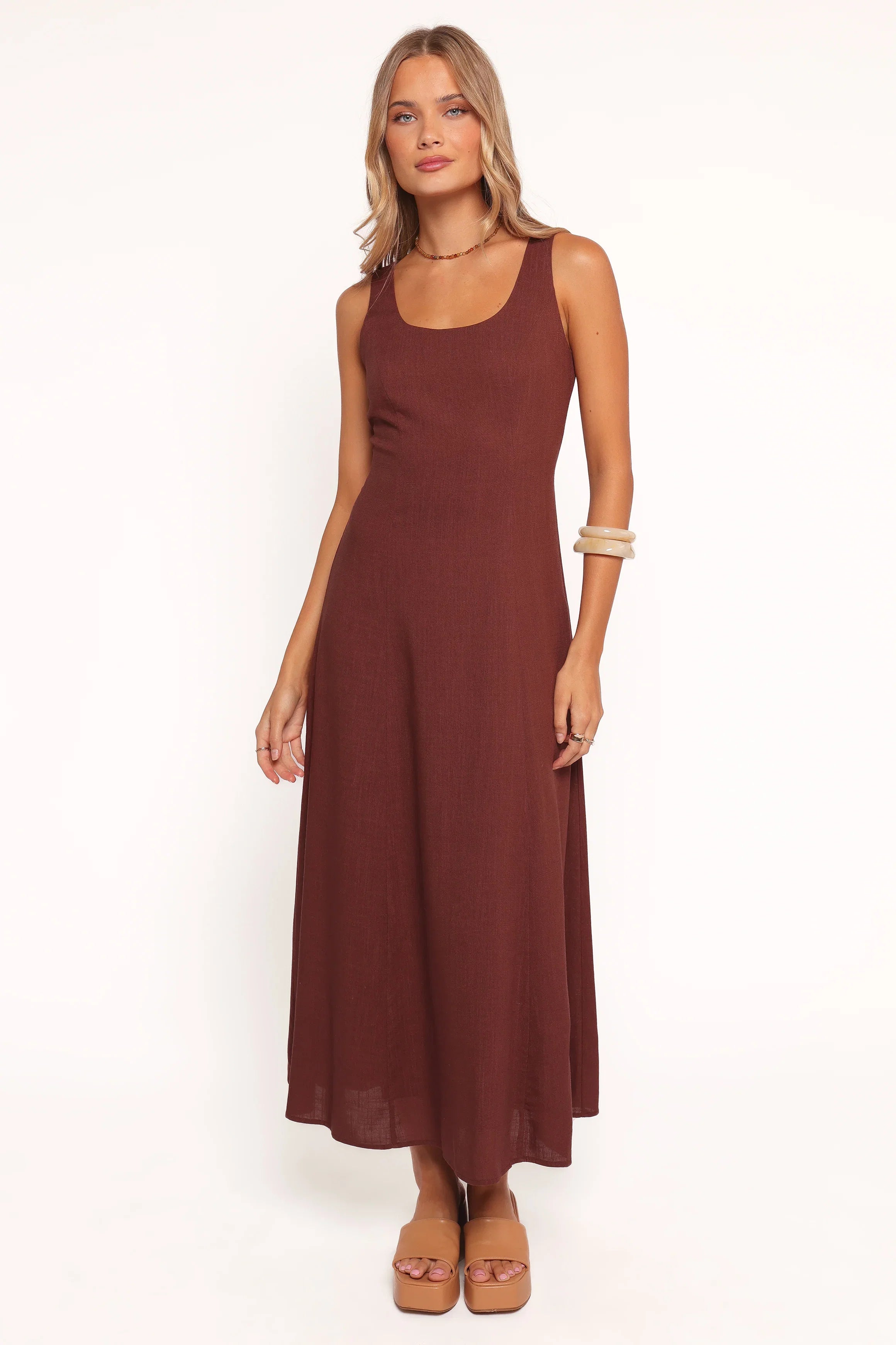 Tatum Maxi Dress Chocolate