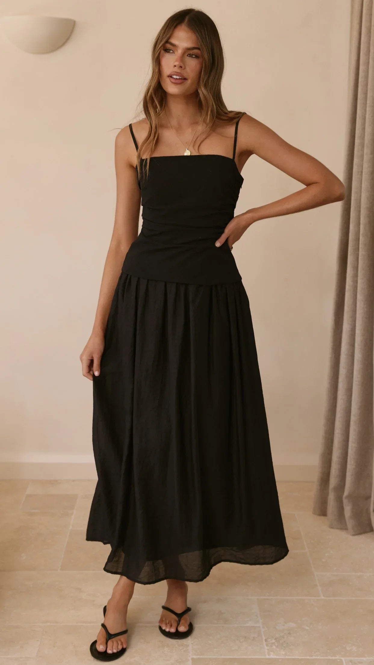 Valentina Maxi Dress Black