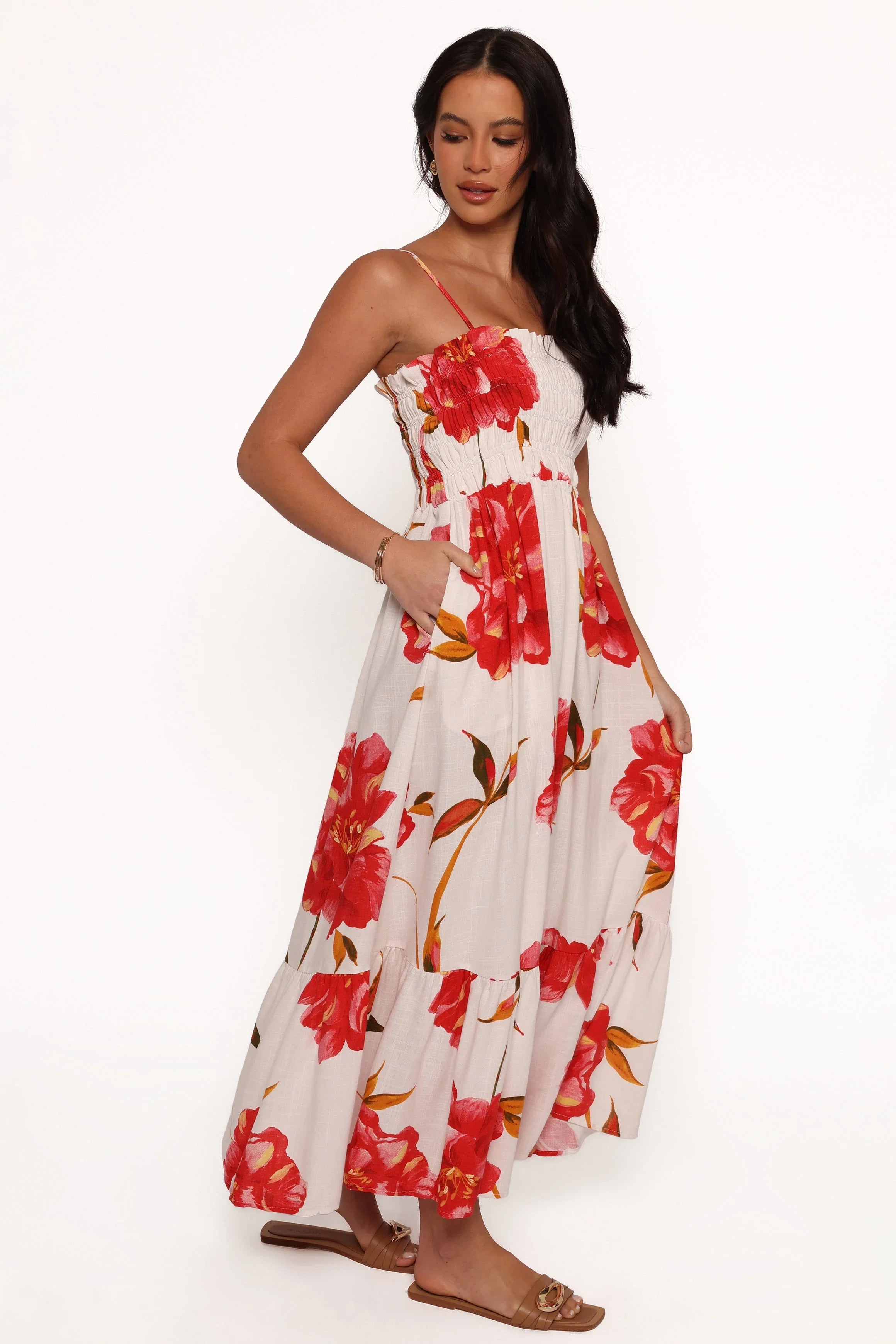 Bridger Maxi Dress Scarlet Rose