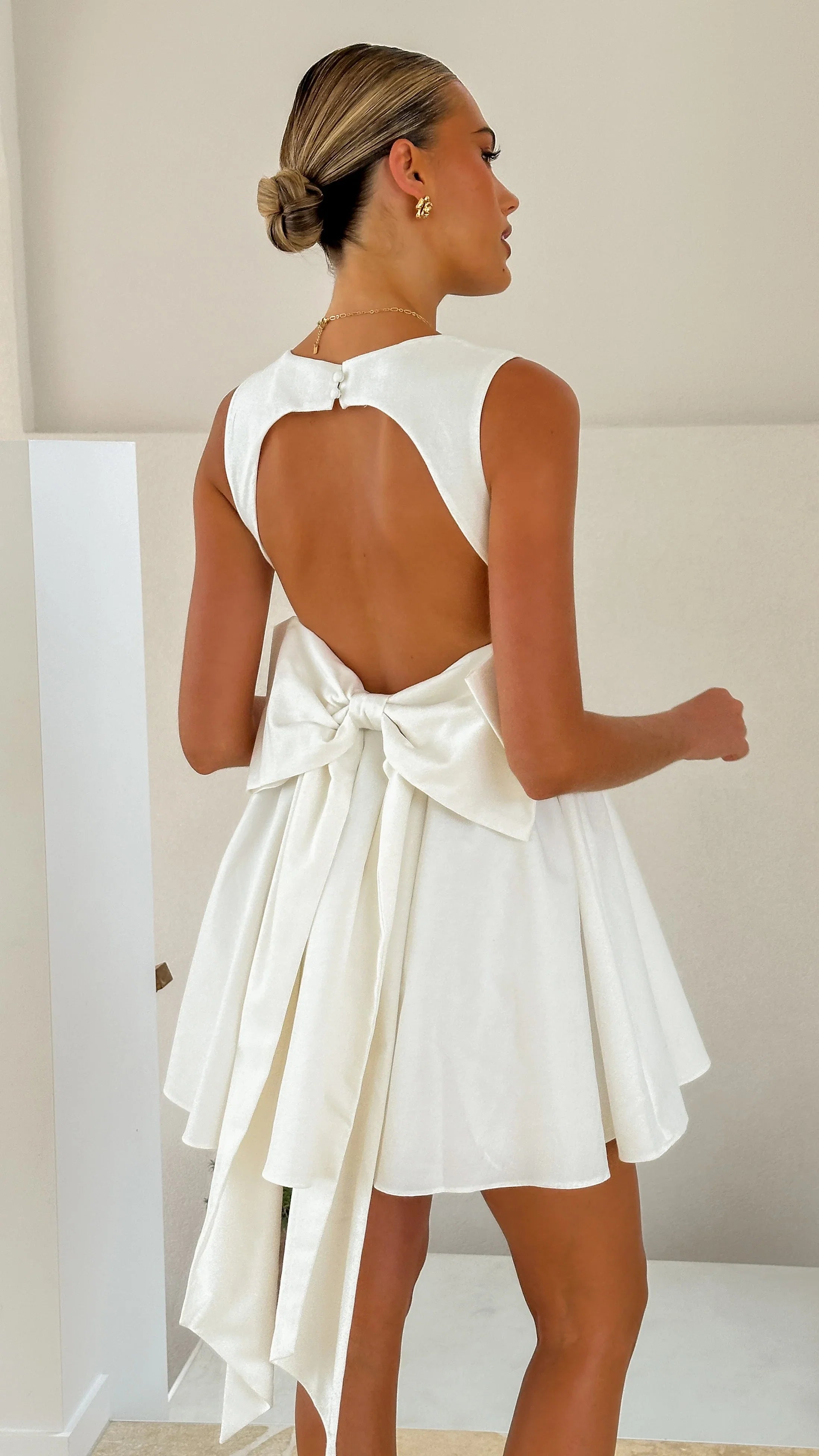 Saidi Mini Dress White