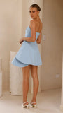 Hanae Mini Dress Blue
