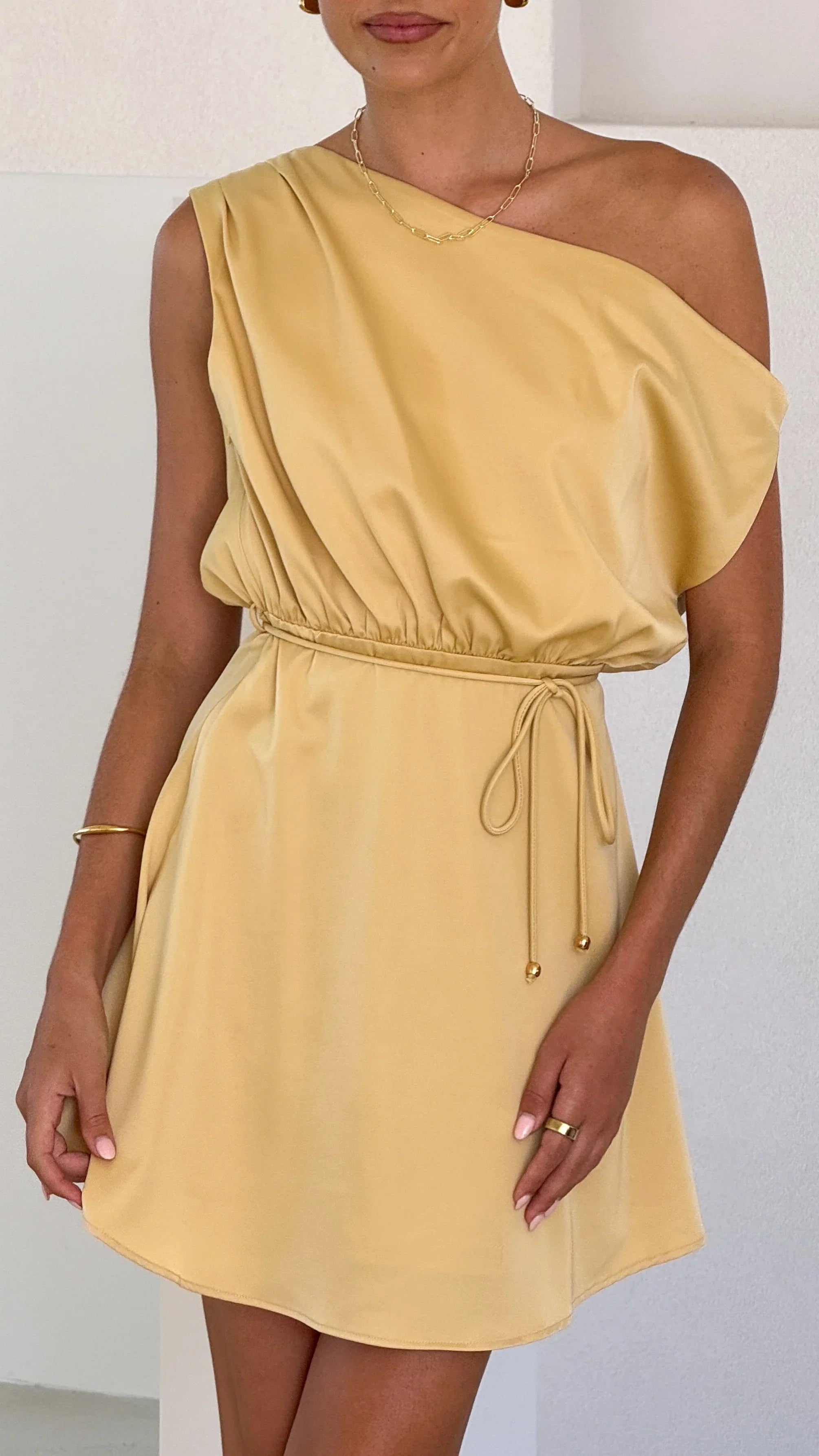Prudence Mini Dress Yellow