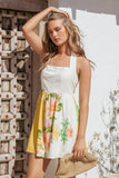 Nissa Mini Dress Yellow Poppy