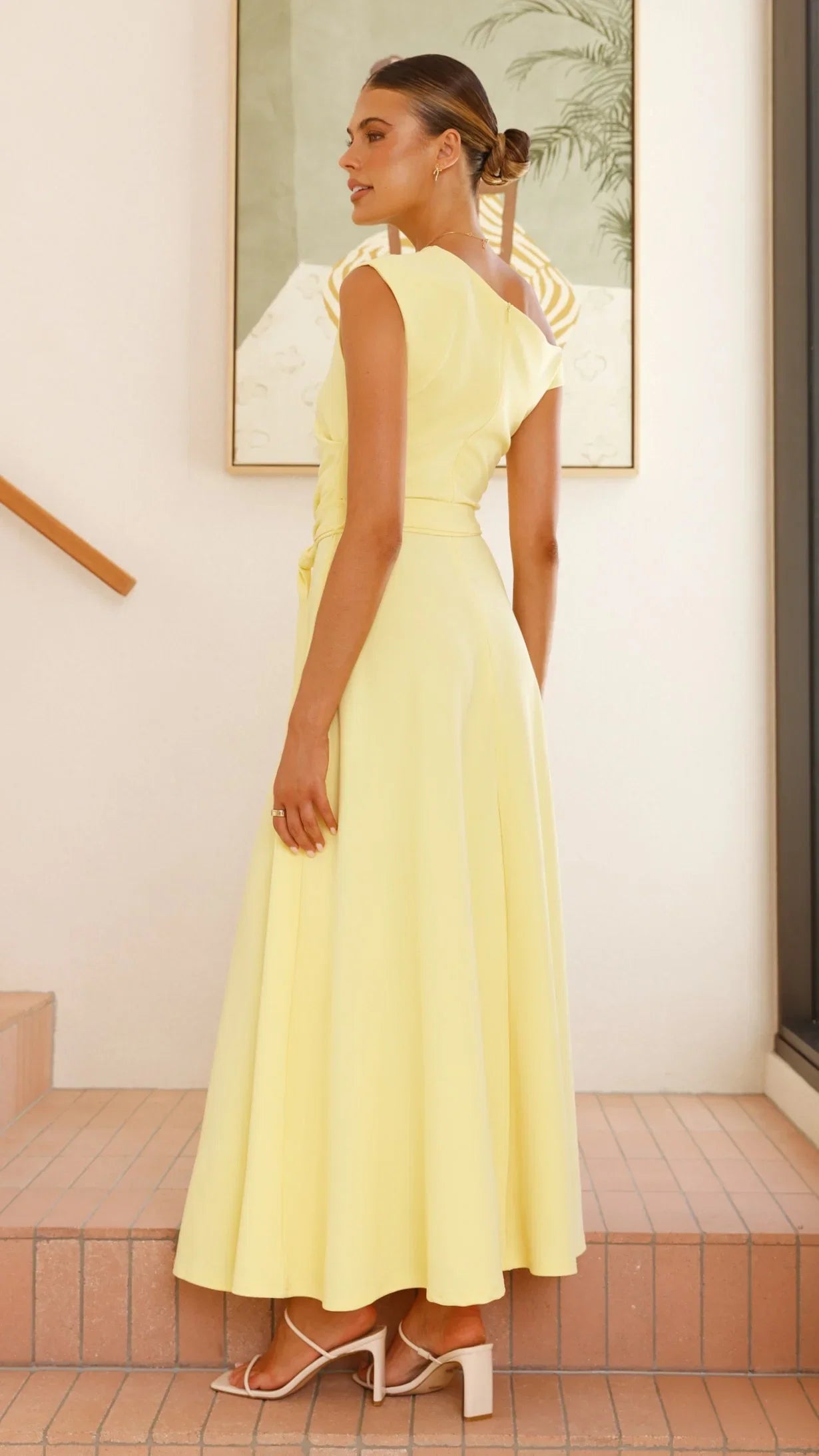 Gemma Maxi Dress Baby Yellow