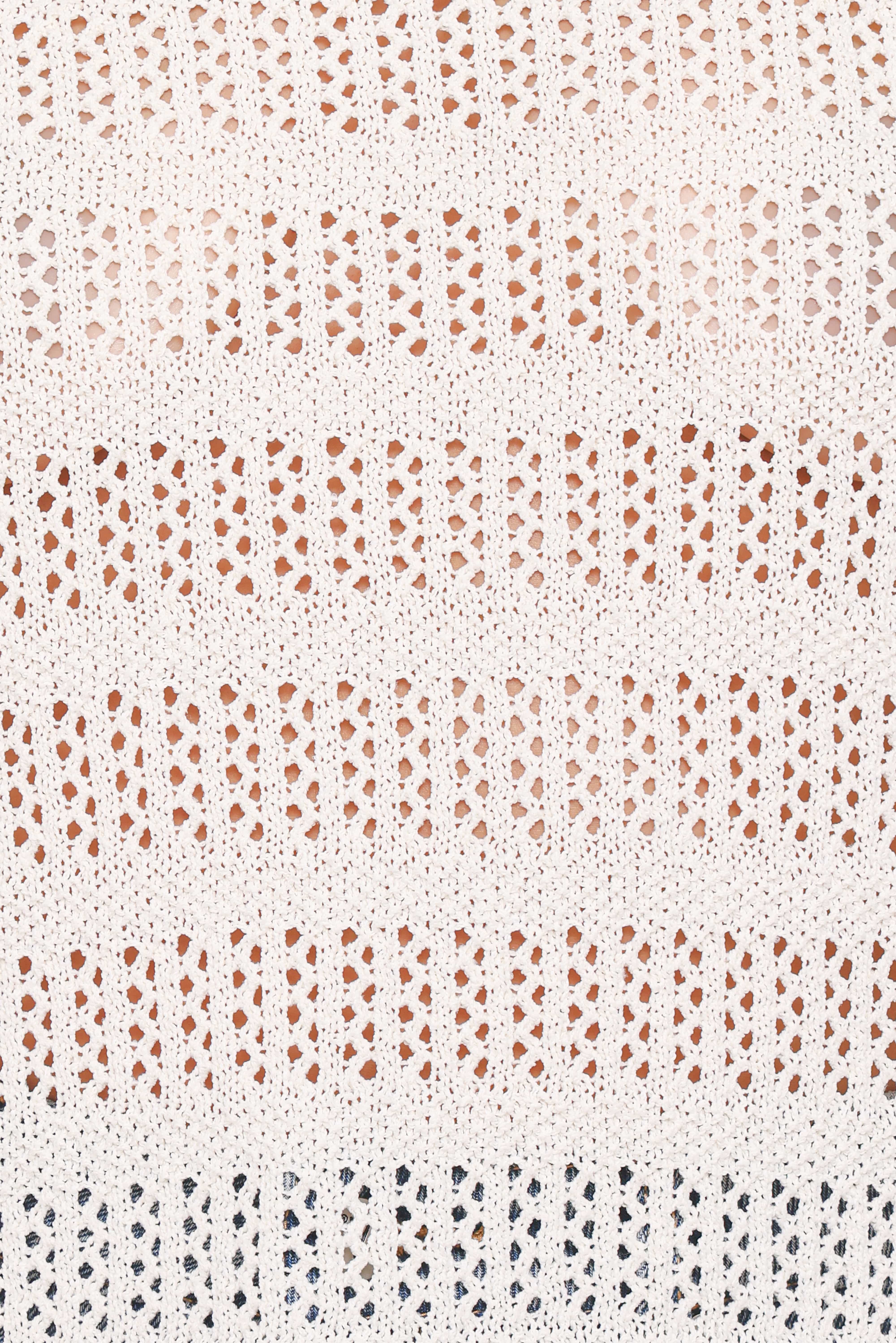 Flavia Open Stitch Sweater Cream
