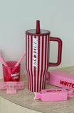 Colson Drink Bottle 12 Litre Burgundy Stripe