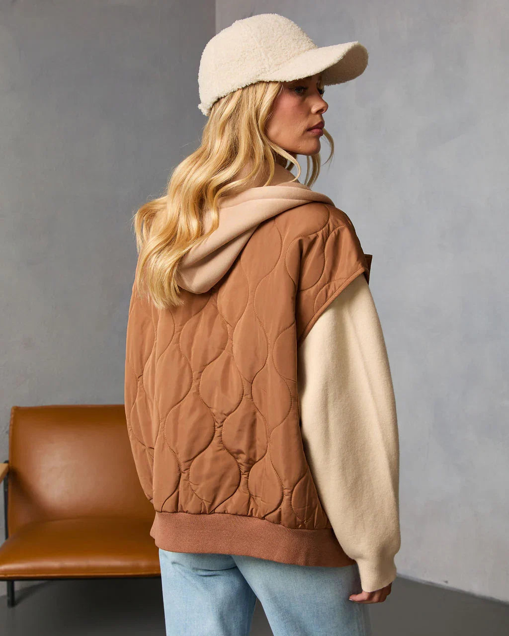 Fall And Forever Hooded Puffer Vest