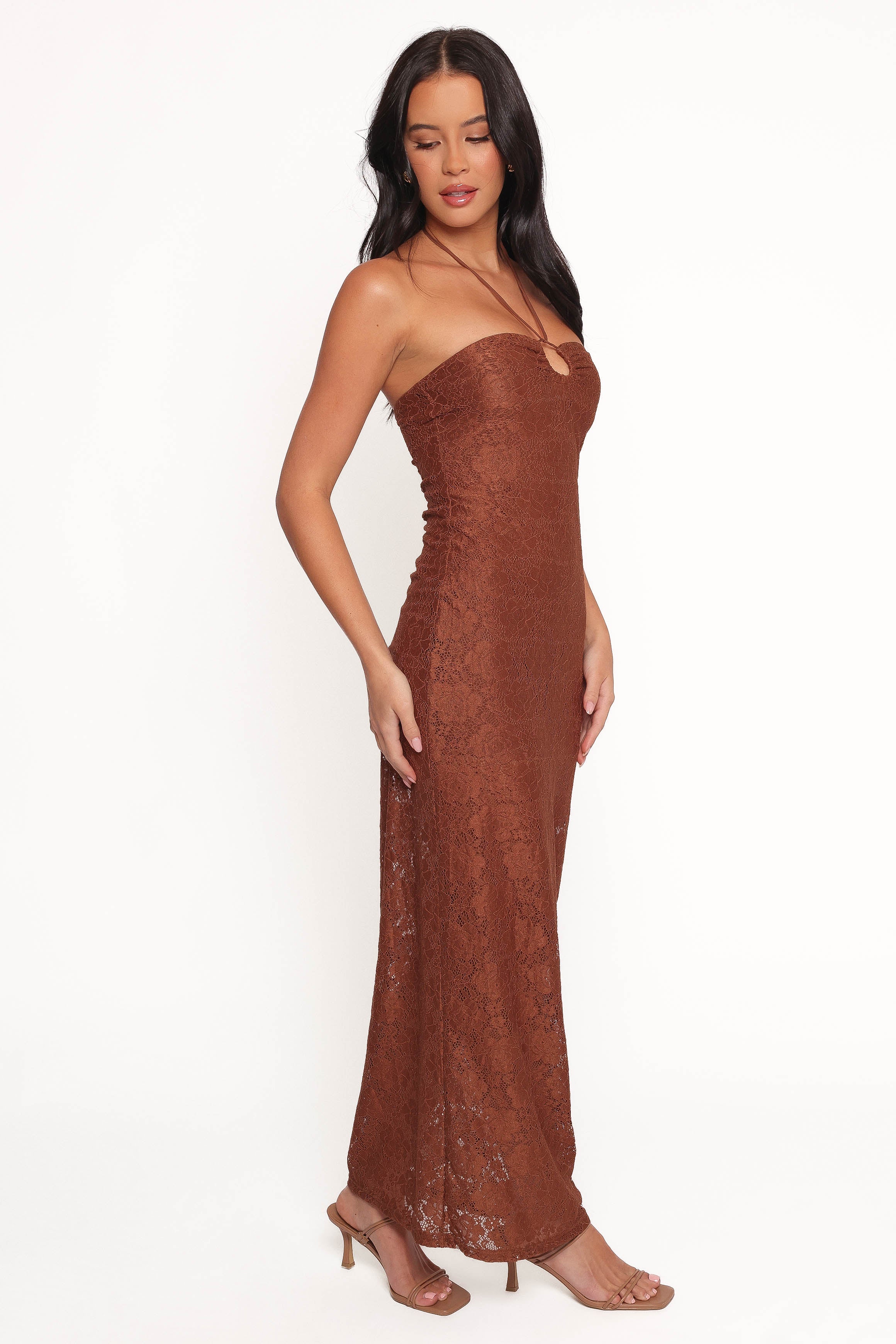 Tucker Midi Dress Brown