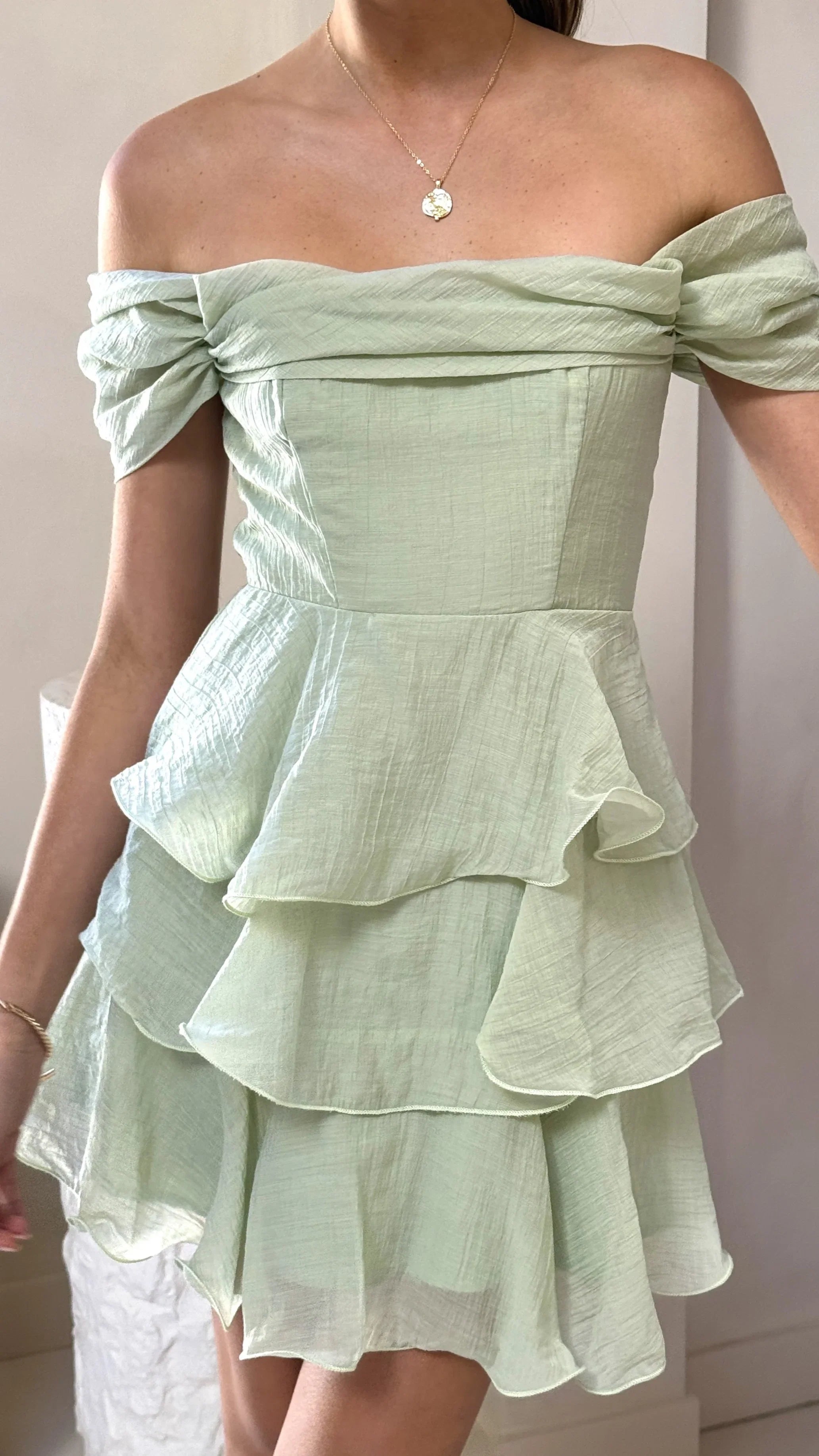 Lanelle Mini Dress Sage