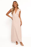 Bette Midi Dress Red Polka Dot