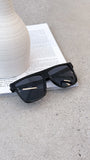Amos Polarized Sunglasses Black Smoke