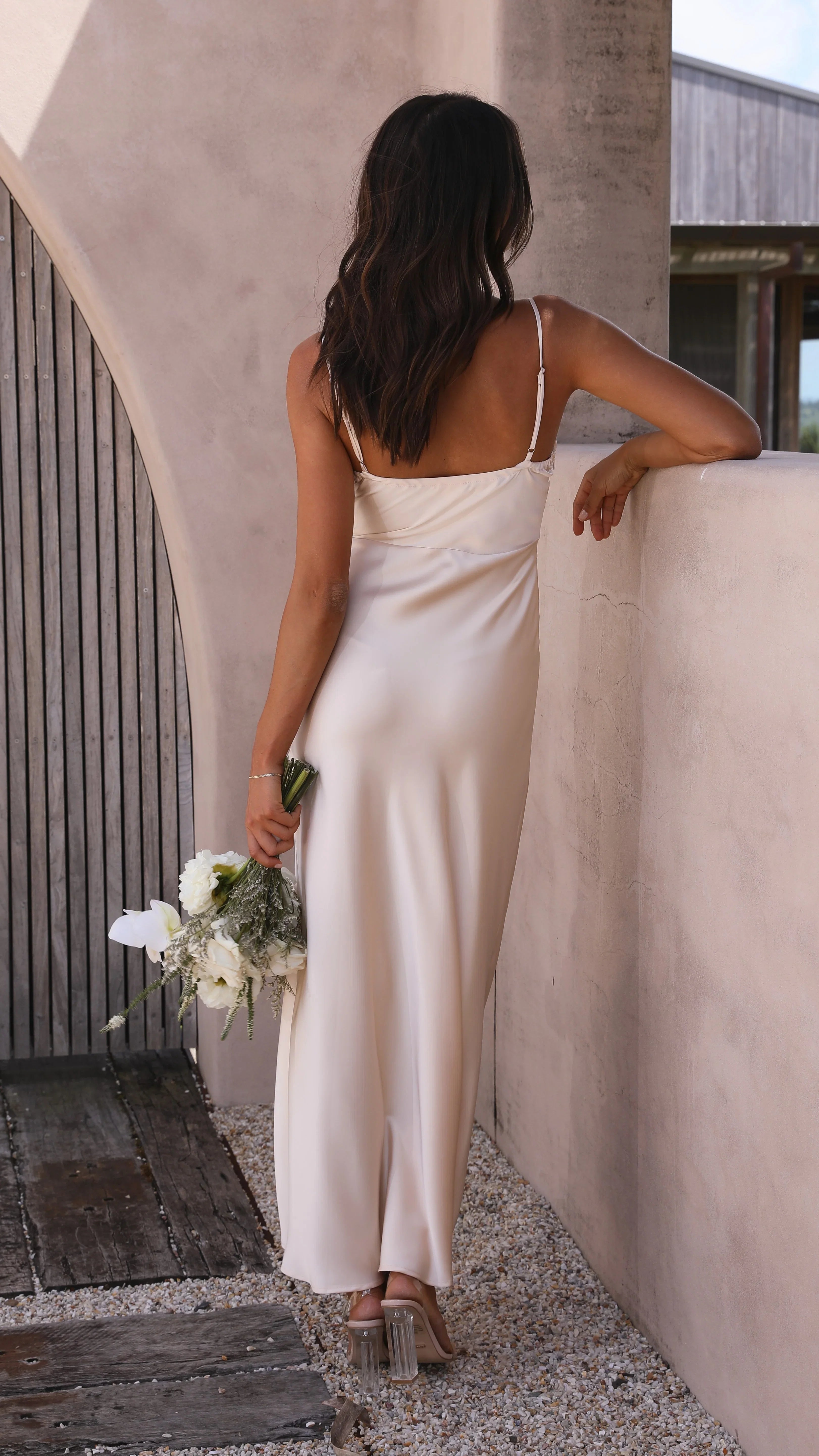 Ilana Maxi Dress Soft Gold