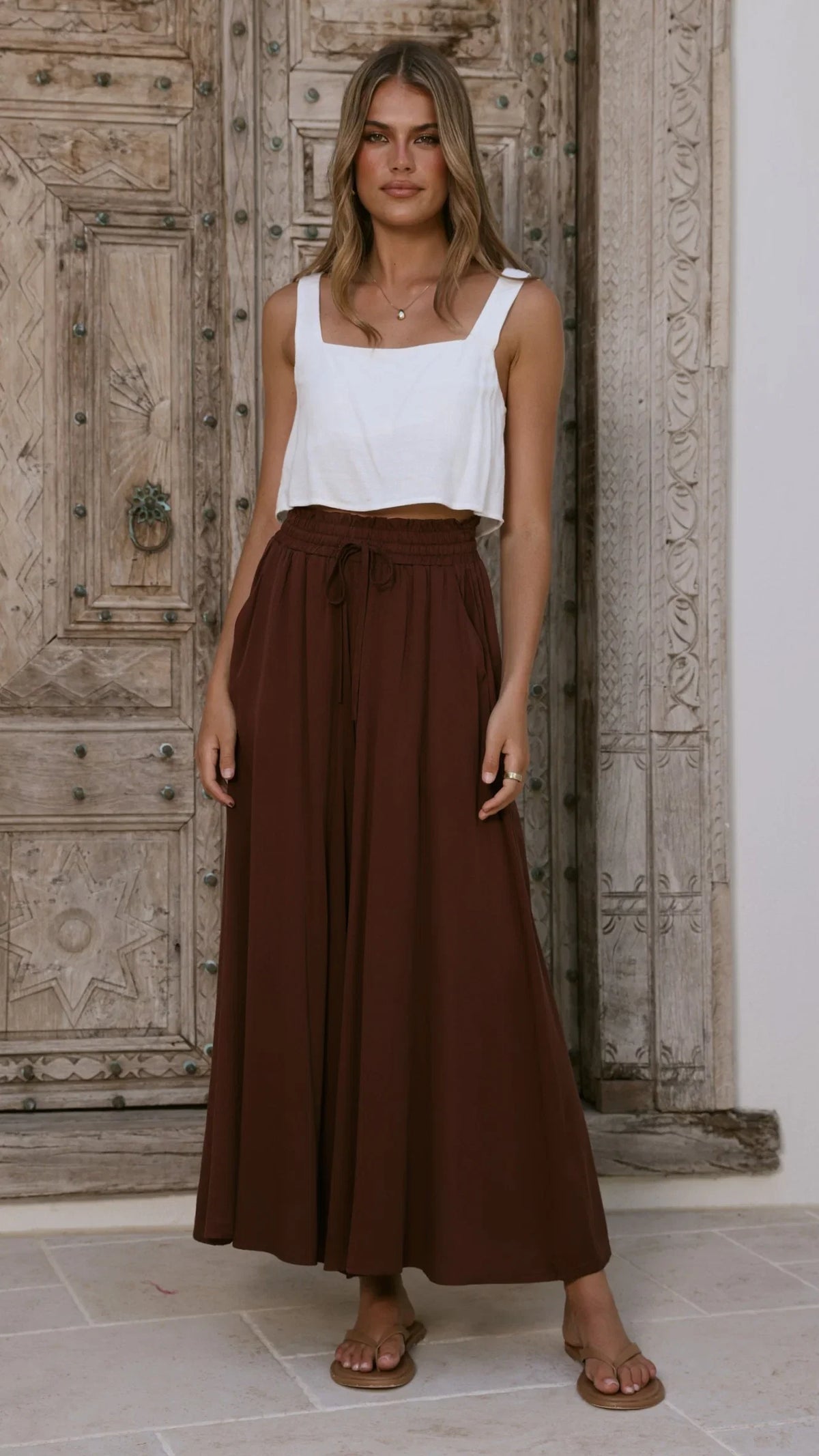Belinda Pants Chocolate