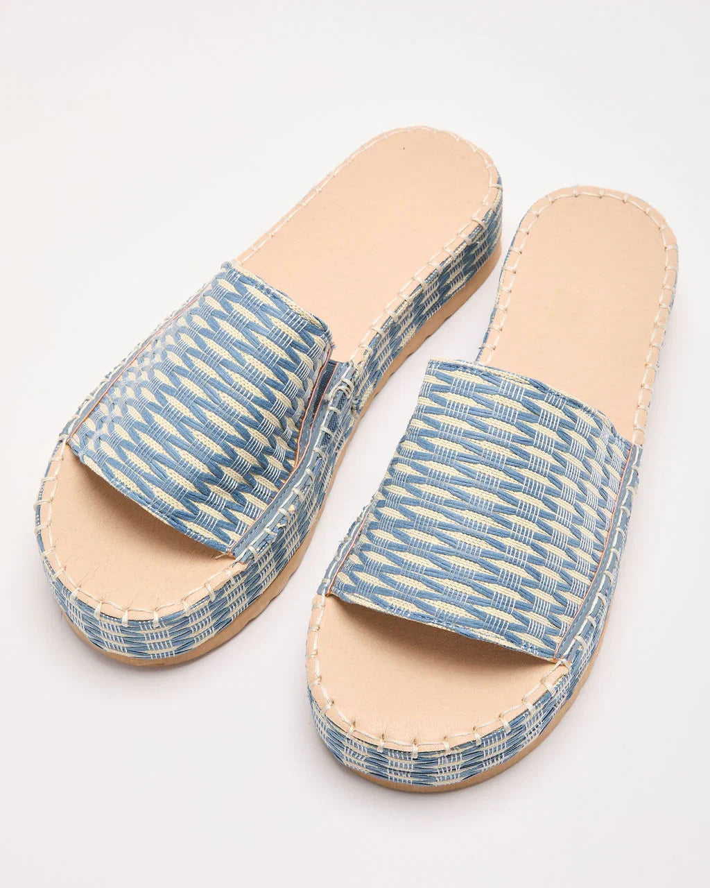 Ashlen Raffia Platform Sandals