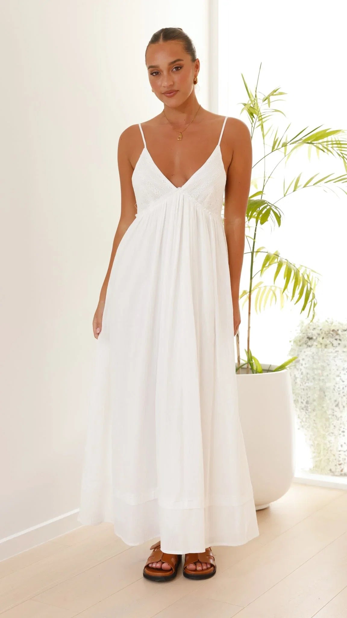 Elouise Maxi Dress White