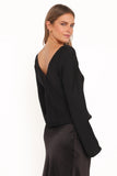 Vinita Long Sleeve Top Black