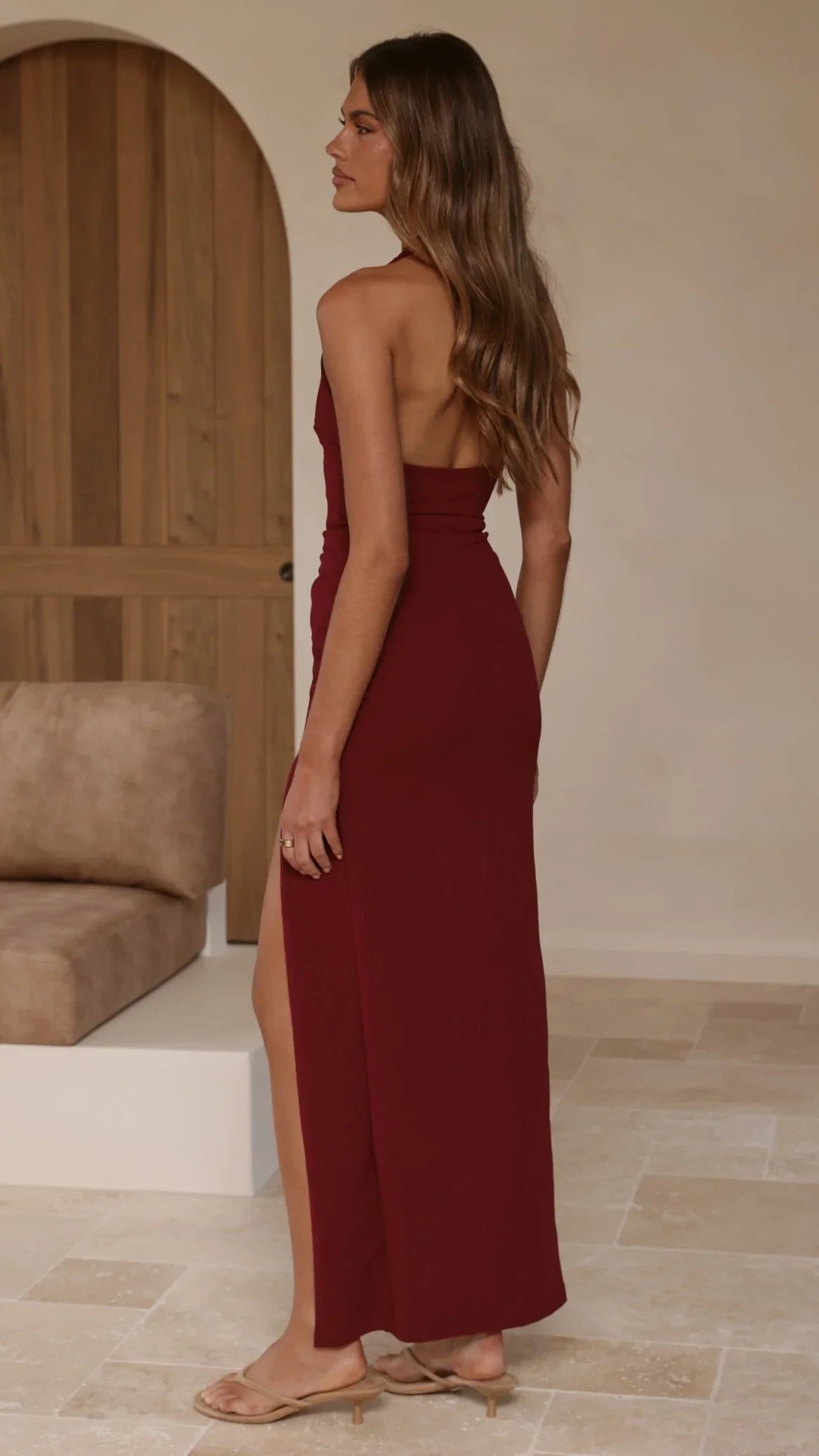 Jessica Maxi Dress Wine
