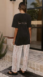 Avery Oversized Tee Washed Black