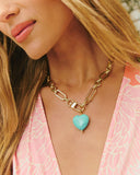 Love To Love You Heart Pendant Necklace