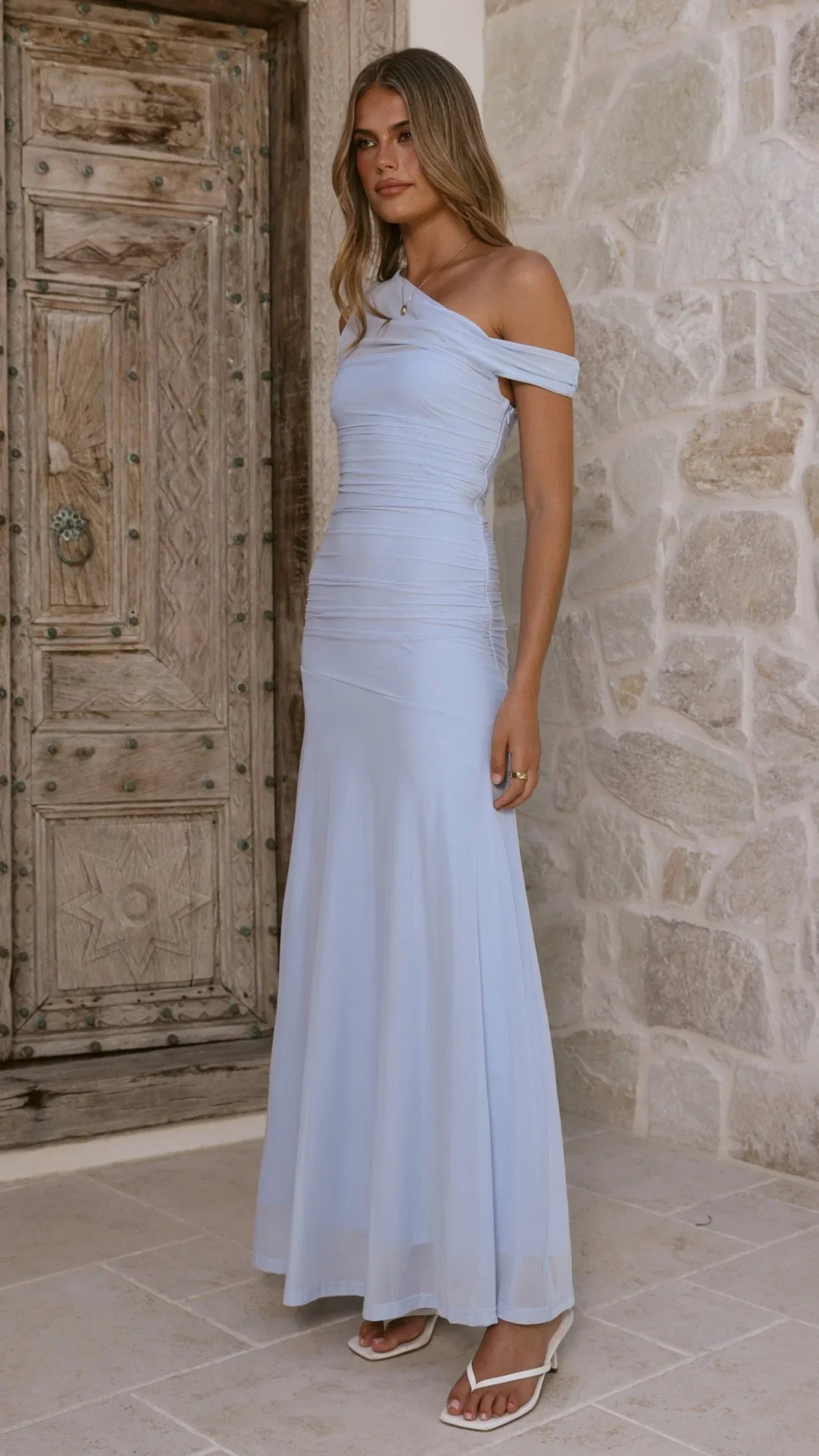 Malayah Maxi Dress Blue