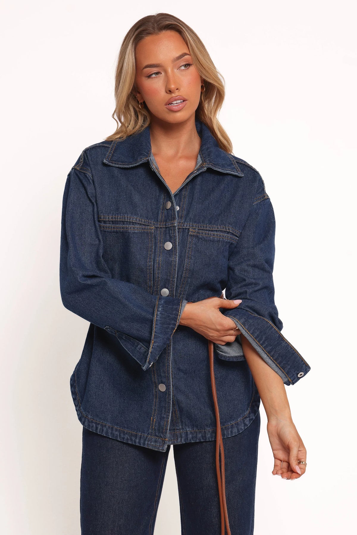 Dede Denim Shacket Denim