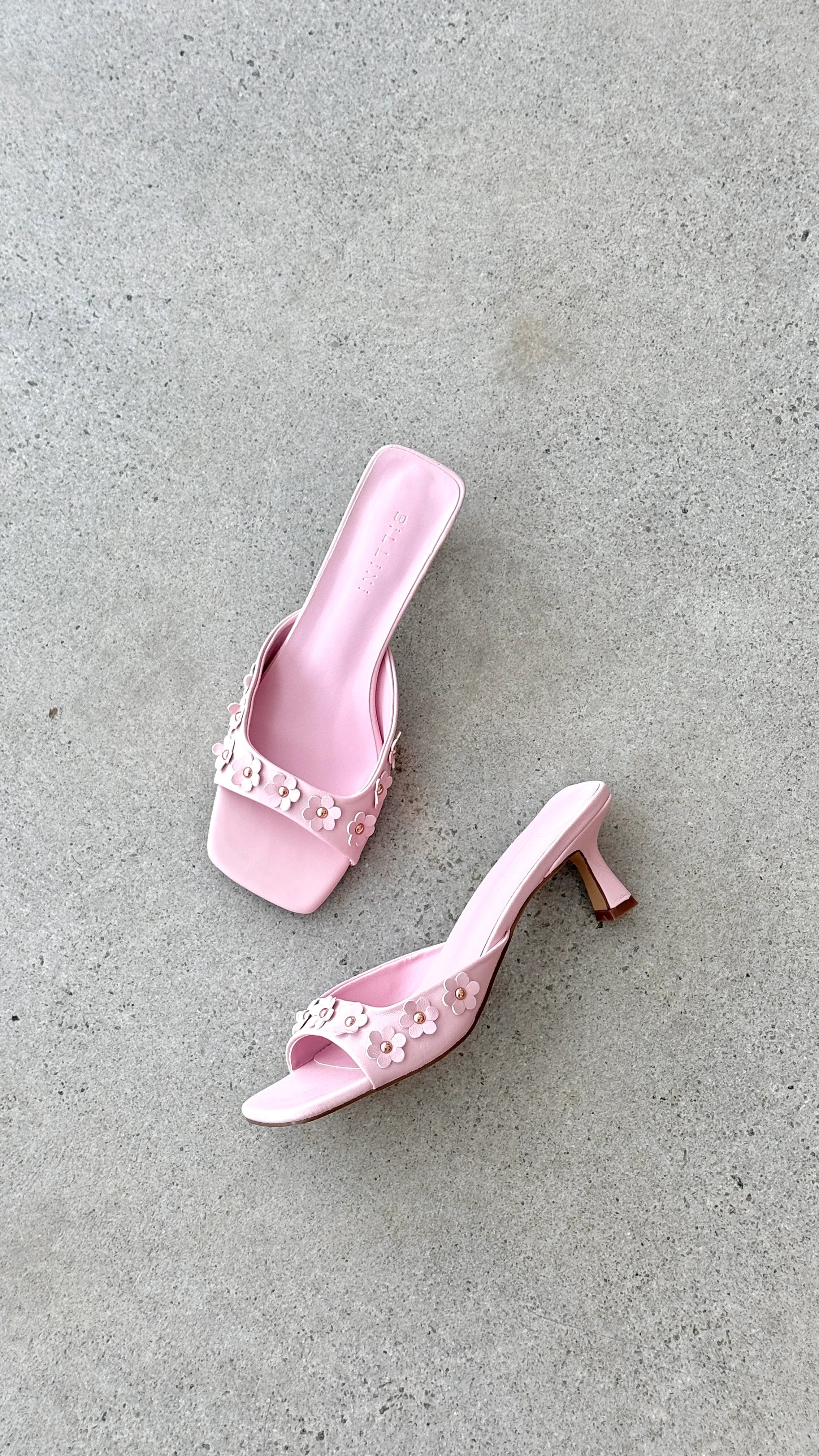 Tessie Heel Baby Pink