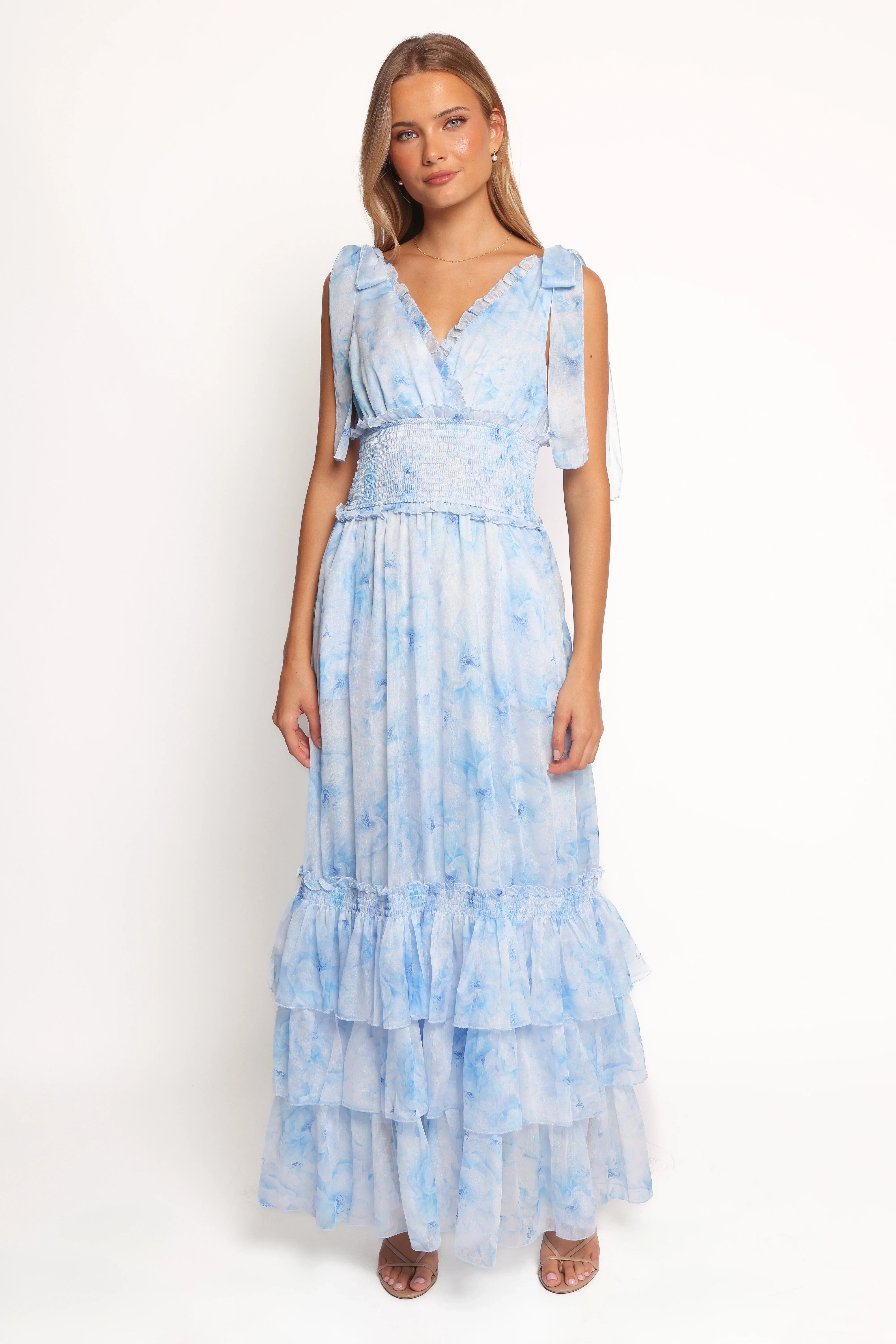 Fionna Maxi Dress Blue Floral
