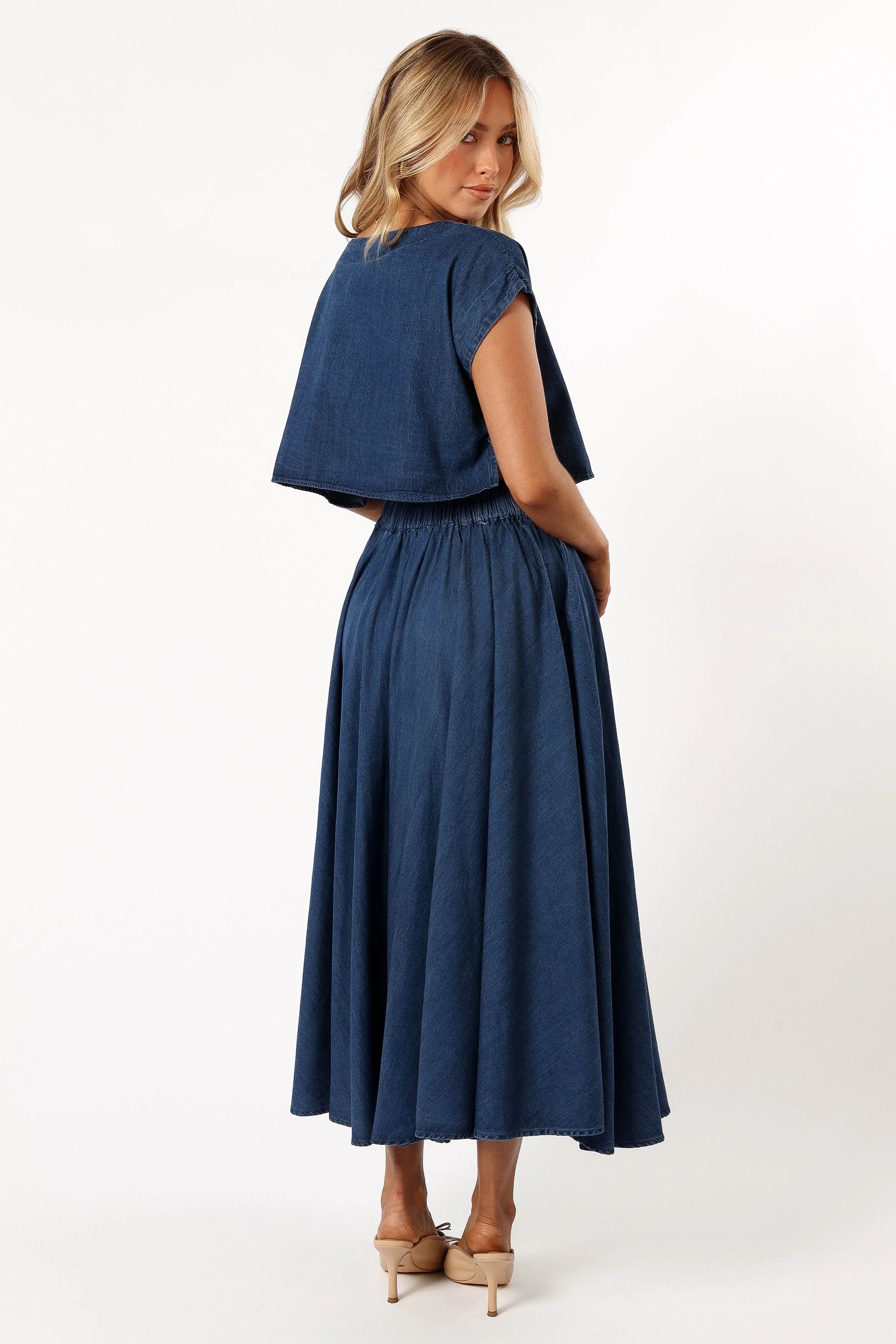Rylie Two Piece Set Dark Denim