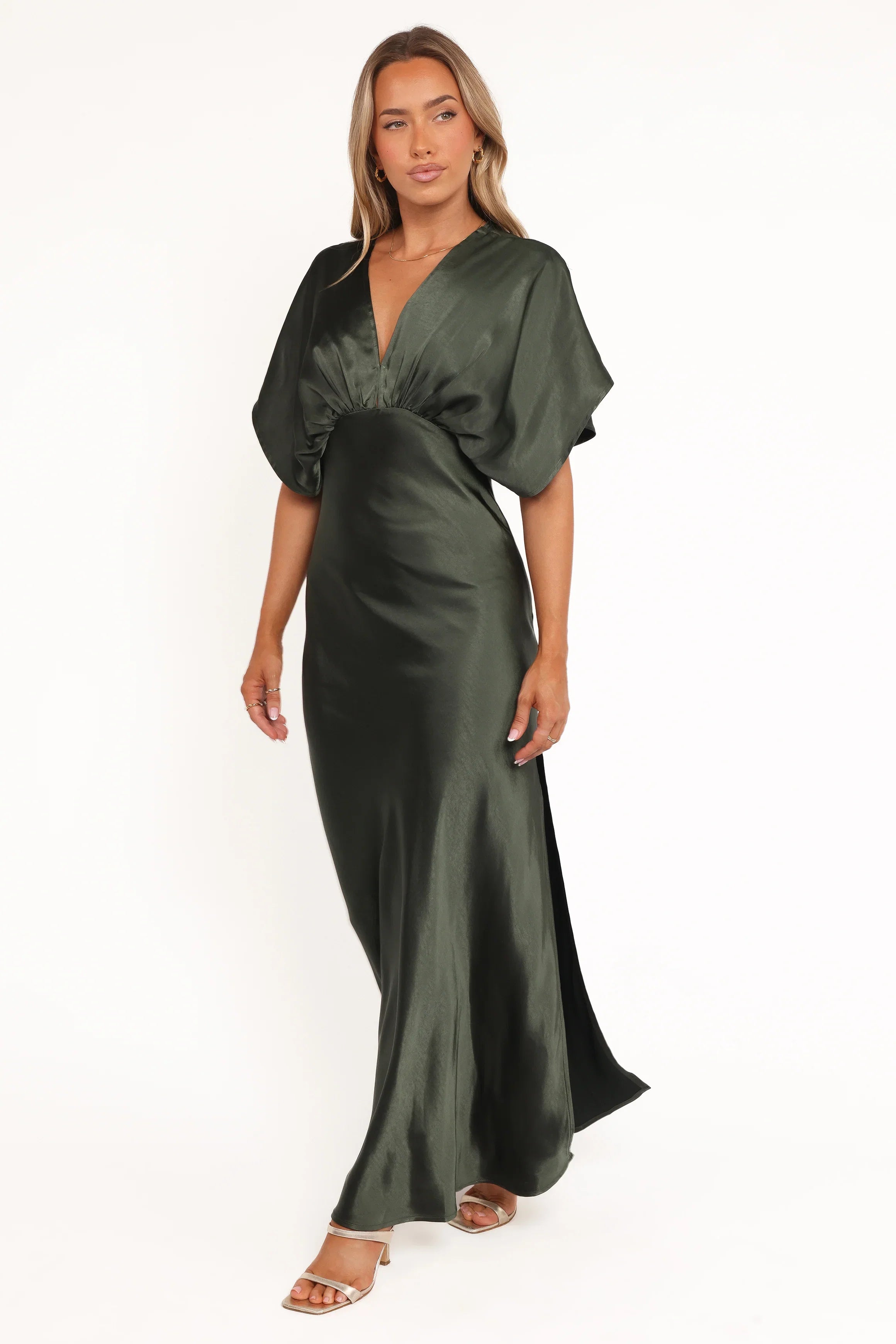 Ricki Maxi Dress Olive Green