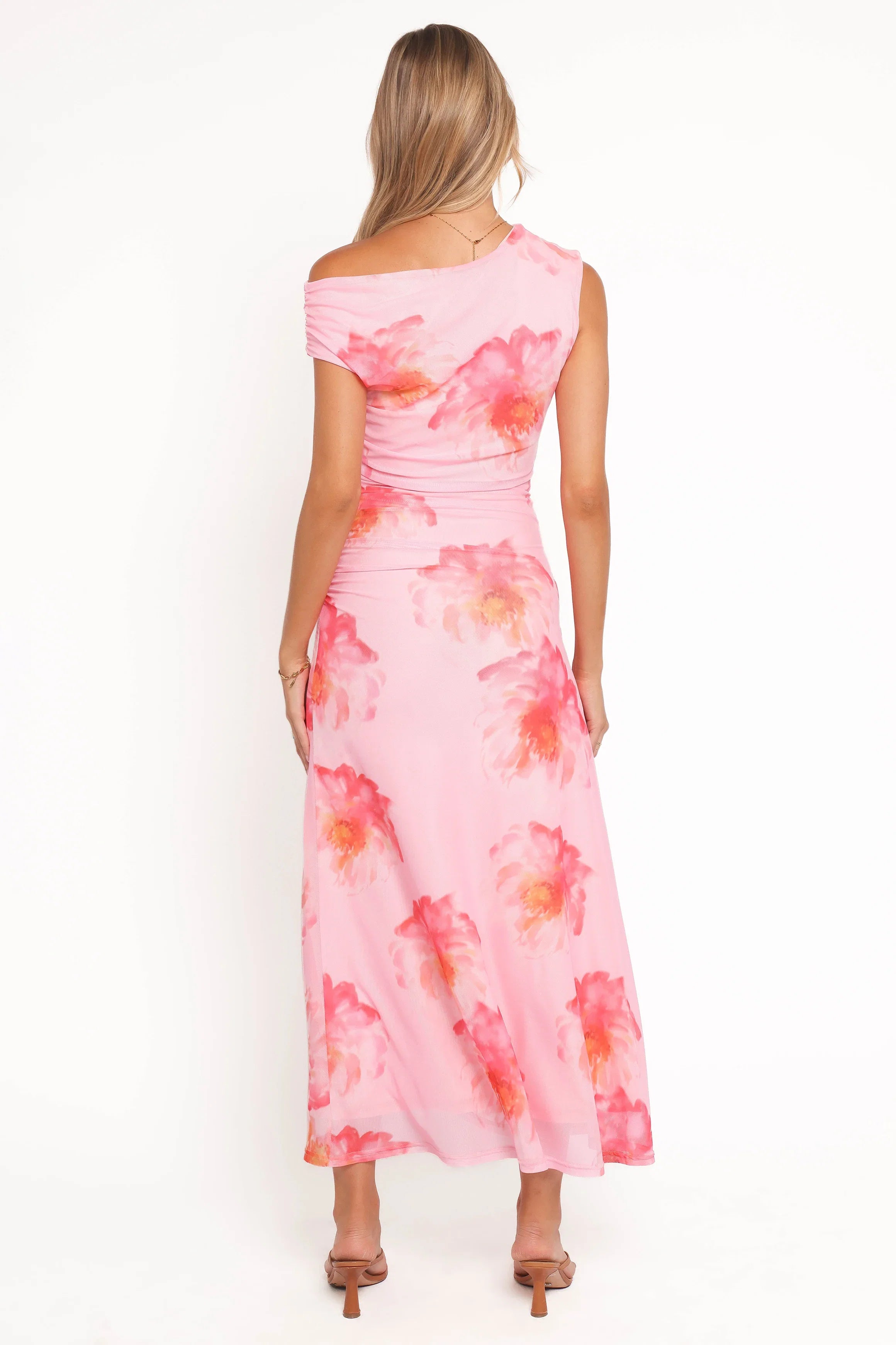Talyne Maxi Dress Pink Floral