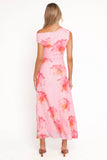 Talyne Maxi Dress Pink Floral