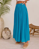 Fresh Daydream Pleated Maxi Skirt