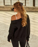 Empower Luxe Off The Shoulder Sweatshirt
