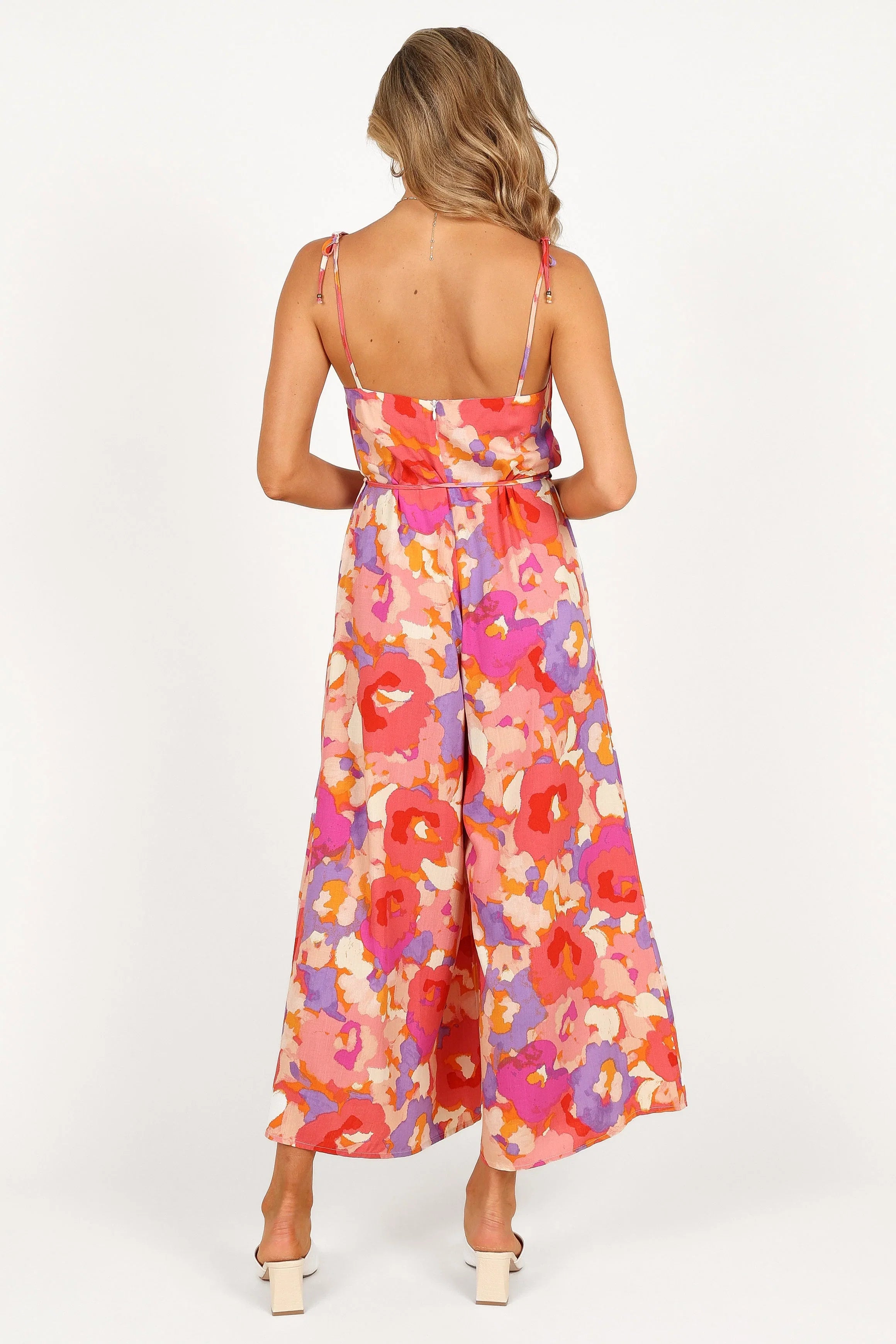 Zahara Wide Leg Jumpsuit Floral