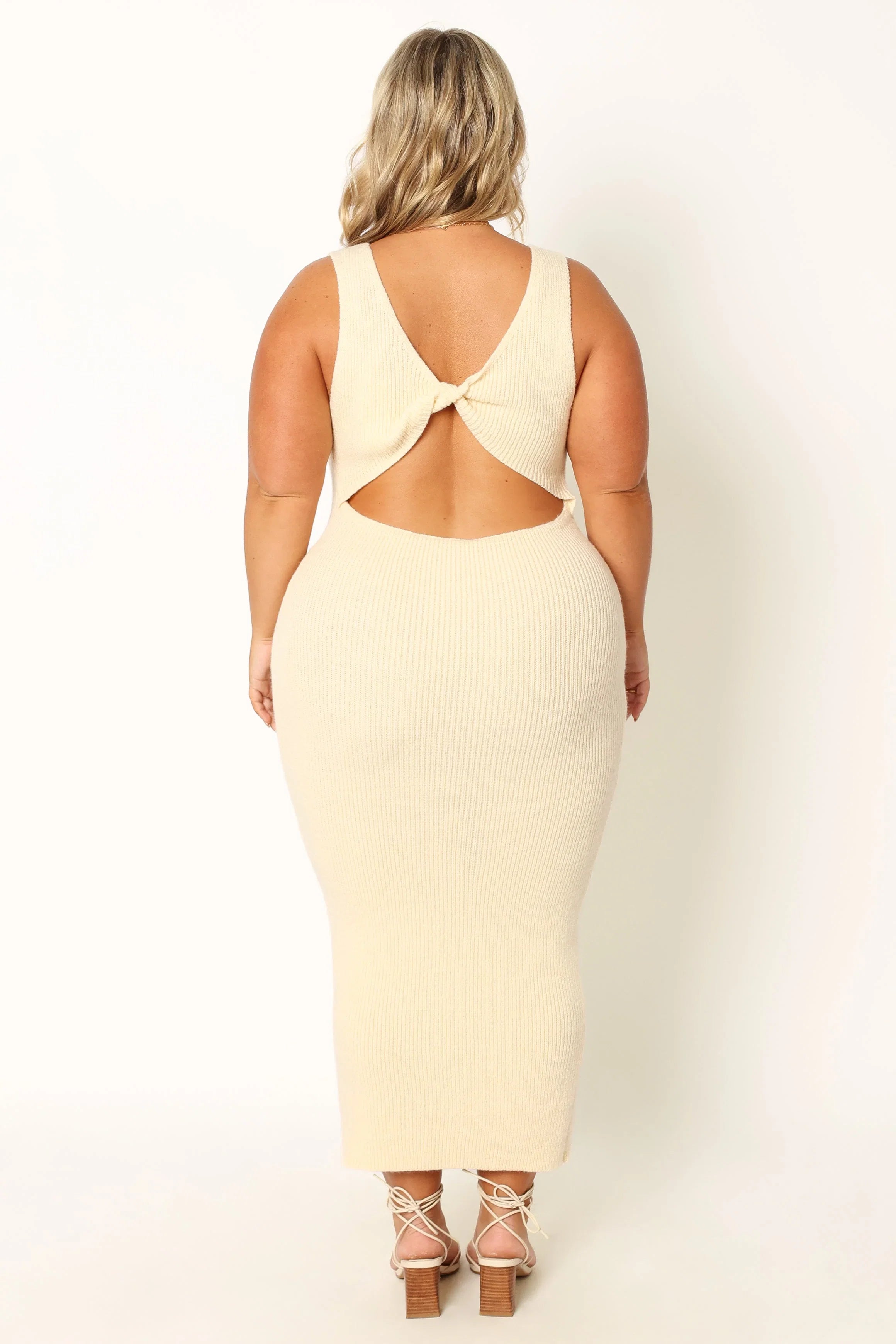 Nita Midi Dress Beige