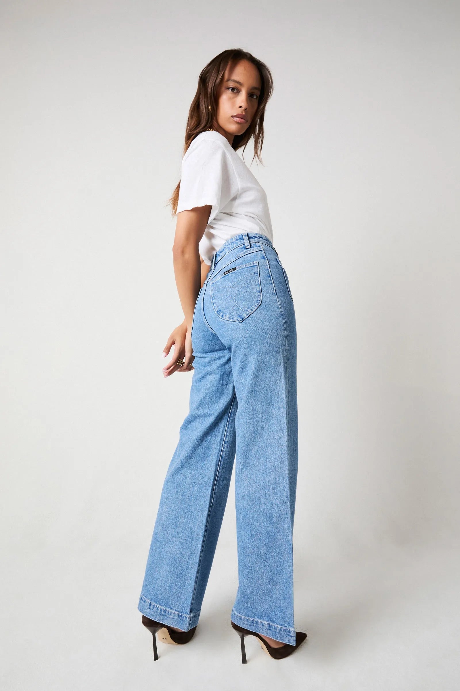 Rollas Sailor Jean Long Lily Blue