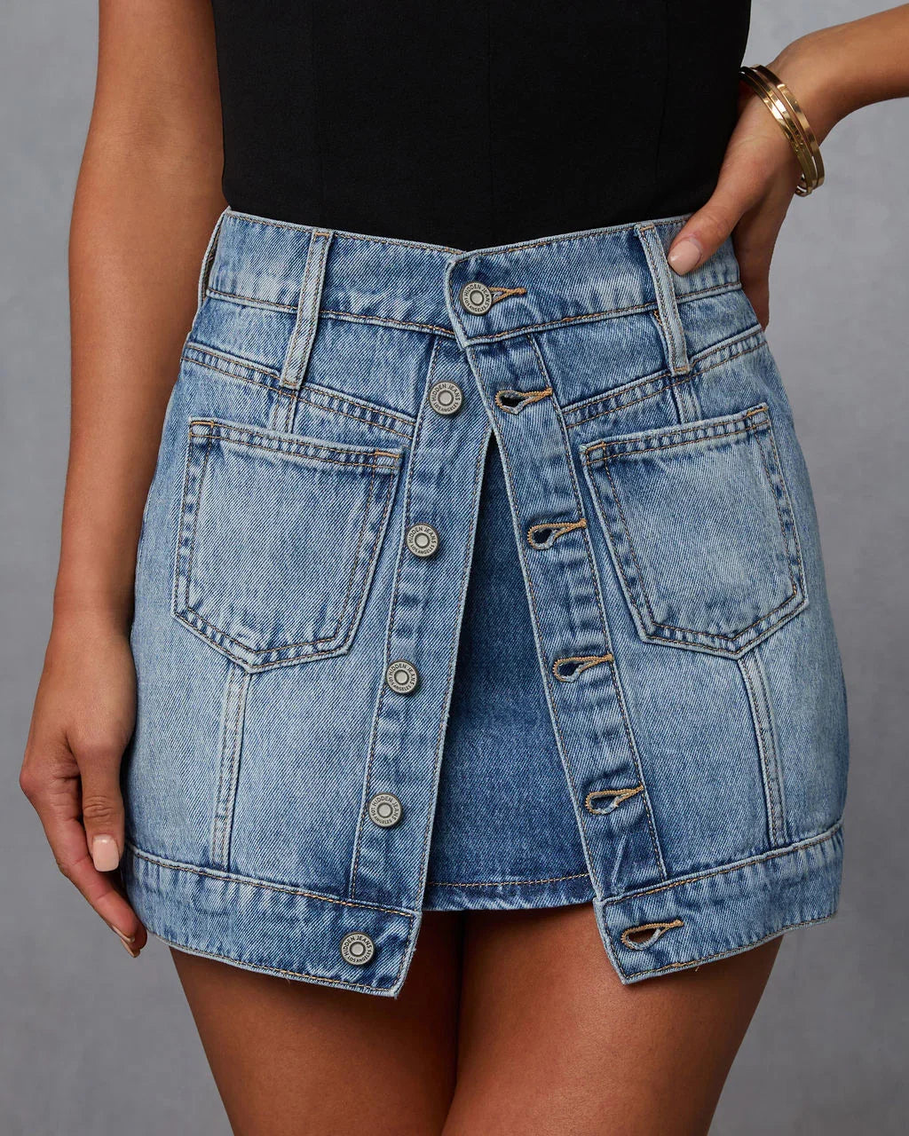 Look Twice Layered Mini Skirt