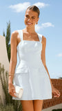 Hilarie Mini Dress Light Blue