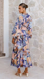 Carmal Long Sleeve Maxi Dress Donatella Rosa