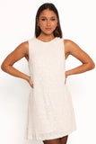 Kezie Sequin Mini Dress Cream