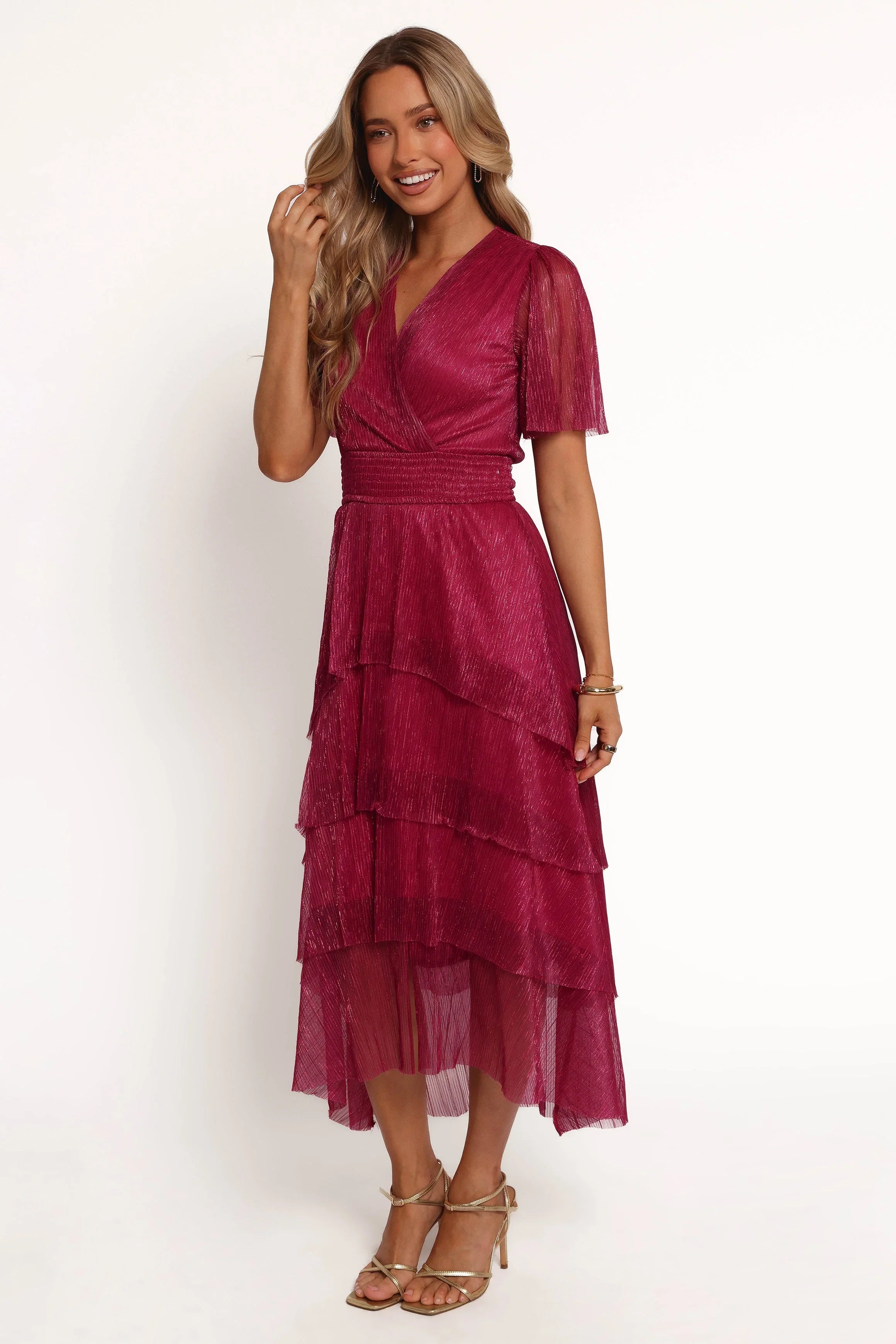 Jasmin Midi Dress Pink