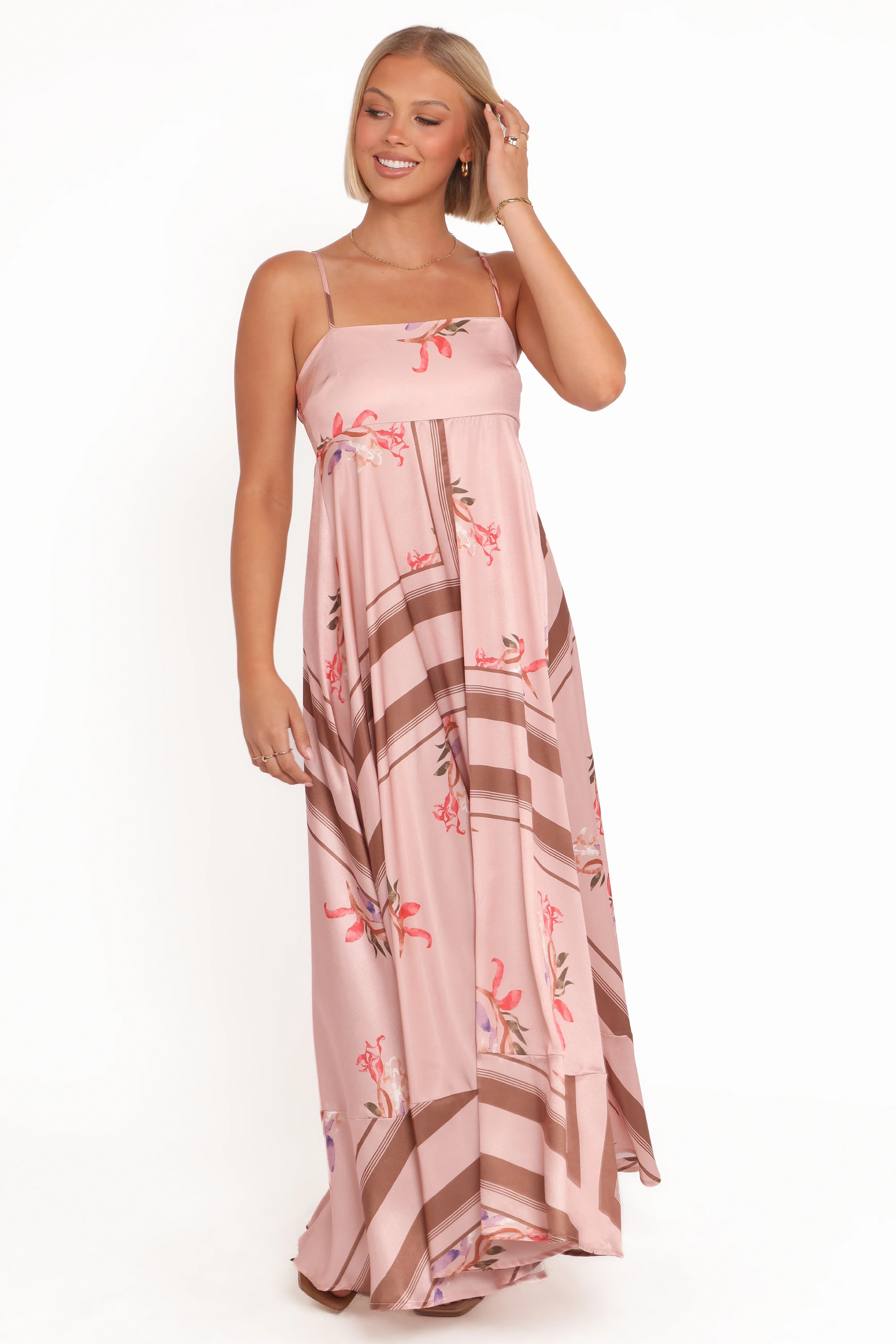 Elanor Maxi Dress Pink Cocoa
