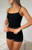 Whimsical Night Pyjama Set Black