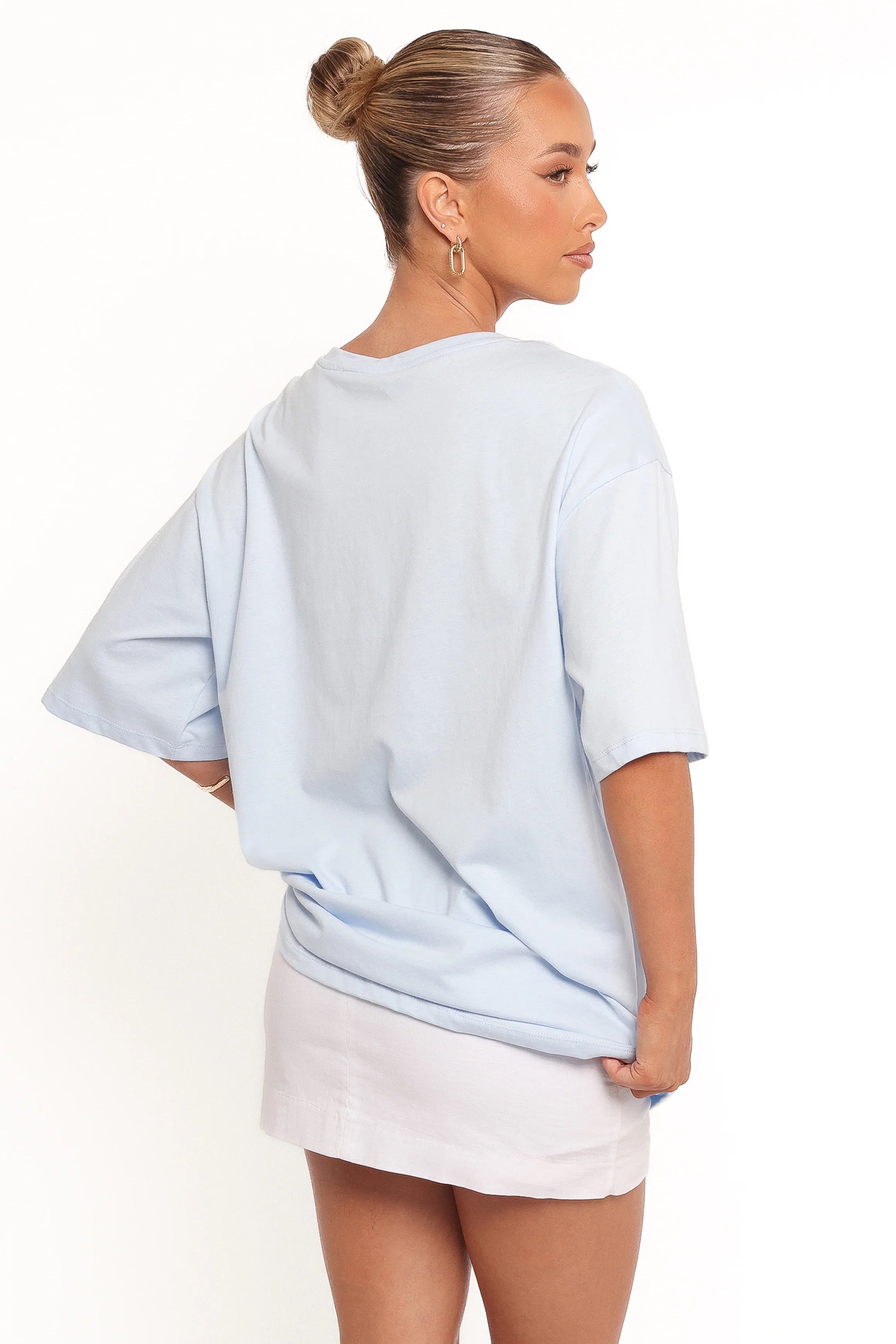 Mia Graphic Tee Blue Soleil