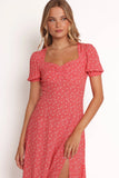 Franklin Dress Red Floral